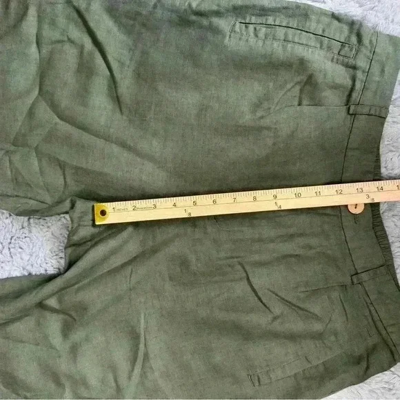 Grae Cove Linen Blend Pants Size XL Cropped Lagenlook TikTok Viral Blogger - Picture 12 of 16